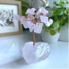 粉晶桃花樹 (粉水晶底)