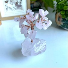 粉晶桃花樹 (粉水晶底)