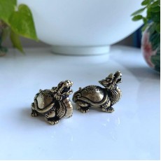 銅龍龜 (一對）