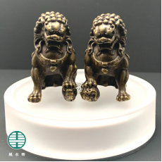 鎮宅守門銅獅子