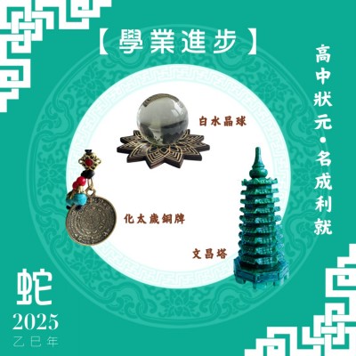 【學業進步】蛇年開運套裝