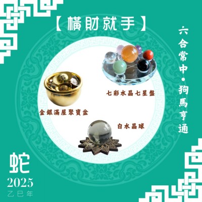 【橫財就手】蛇年開運套裝
