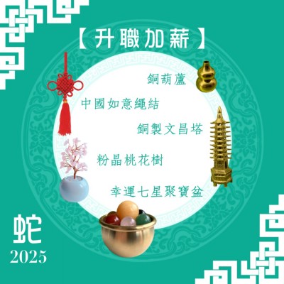 【辦公室升職加薪】蛇年開運套裝