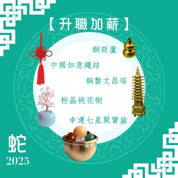 【辦公室升職加薪】蛇年開運套裝